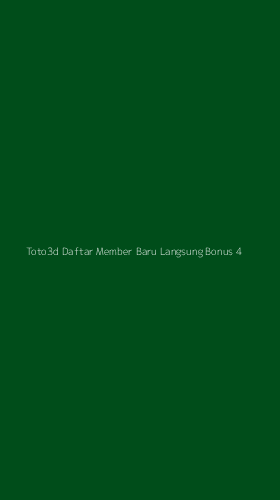 Tampilan Antarmuka Aplikasi Toto3d Daftar Member Baru Langsung Bonus - 4