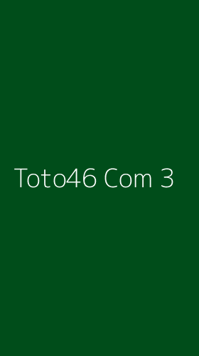 Tampilan Antarmuka Aplikasi Toto46 Com - 3