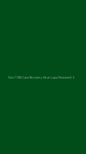 Tampilan Antarmuka Aplikasi Toto7788 Cara Recovery Akun Lupa Password - 3