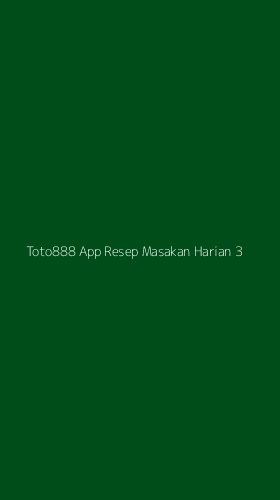 Tampilan Antarmuka Aplikasi Toto888 App Resep Masakan Harian - 3