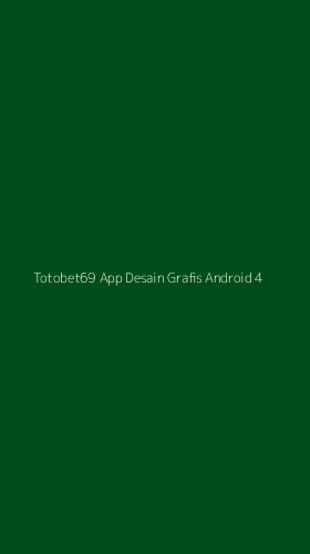 Tampilan Antarmuka Aplikasi Totobet69 App Desain Grafis Android - 4