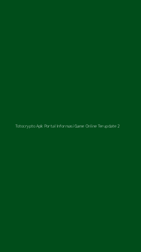 Tampilan Antarmuka Aplikasi Totocrypto Apk Portal Informasi Game Online Terupdate - 2