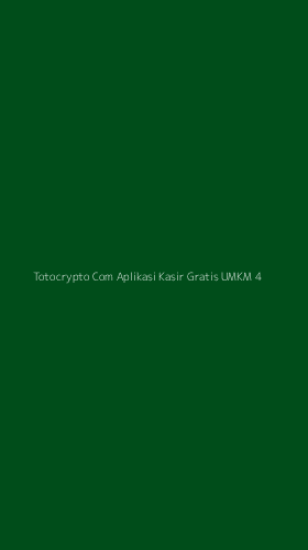 Tampilan Antarmuka Aplikasi Totocrypto Com Aplikasi Kasir Gratis Umkm - 4