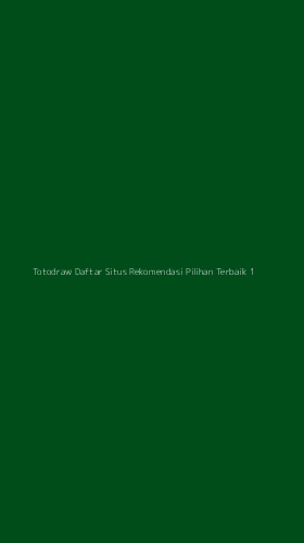 Tampilan Antarmuka Aplikasi Totodraw Daftar Situs Rekomendasi Pilihan Terbaik - 1