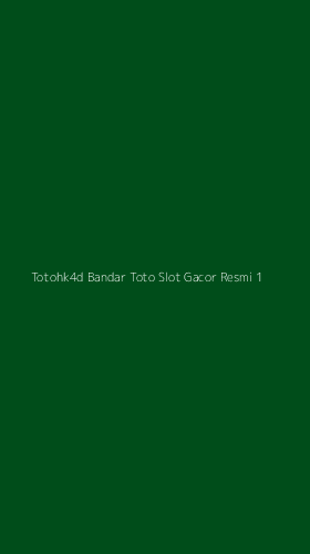 Tampilan Antarmuka Aplikasi Totohk4d Bandar Toto Slot Gacor Resmi - 1