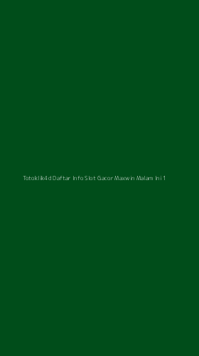 Tampilan Antarmuka Aplikasi Totoklik4d Daftar Info Slot Gacor Maxwin Malam Ini - 1