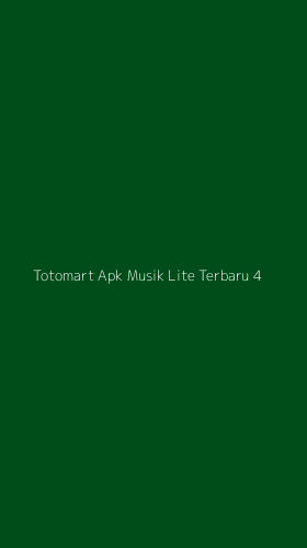Tampilan Antarmuka Aplikasi Totomart Apk Musik Lite Terbaru - 4