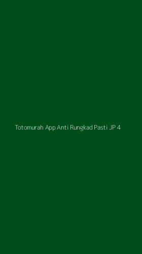 Tampilan Antarmuka Aplikasi Totomurah App Anti Rungkad Pasti Jp - 4