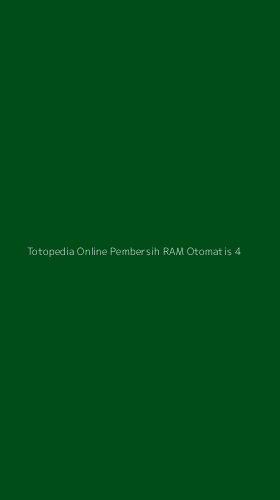 Tampilan Antarmuka Aplikasi Totopedia Online Pembersih Ram Otomatis - 4