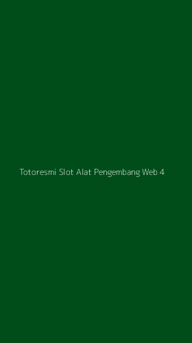 Tampilan Antarmuka Aplikasi Totoresmi Slot Alat Pengembang Web - 4
