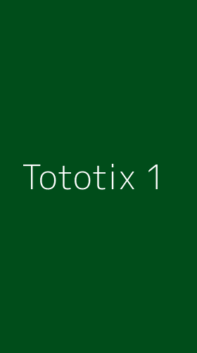 Tampilan Antarmuka Aplikasi Tototix - 1