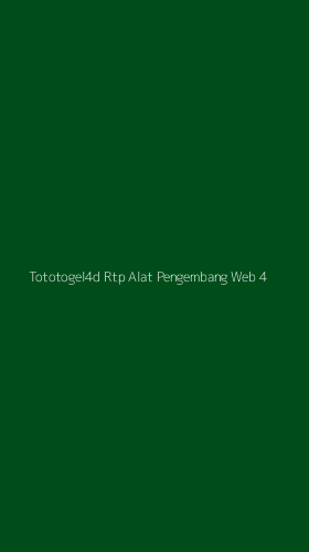 Tampilan Antarmuka Aplikasi Tototogel4d Rtp Alat Pengembang Web - 4