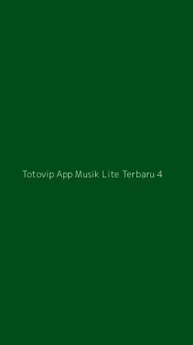 Tampilan Antarmuka Aplikasi Totovip App Musik Lite Terbaru - 4