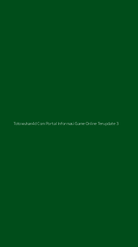 Tampilan Antarmuka Aplikasi Totowuhan4d Com Portal Informasi Game Online Terupdate - 3