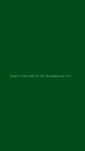 Tampilan Antarmuka Aplikasi Toyota77 Data Sgp Hk Sdy Terlengkap Hari Ini - 1