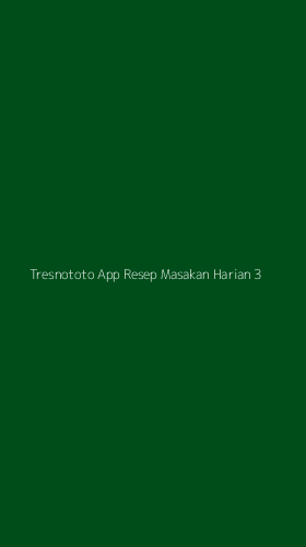 Tampilan Antarmuka Aplikasi Tresnototo App Resep Masakan Harian - 3