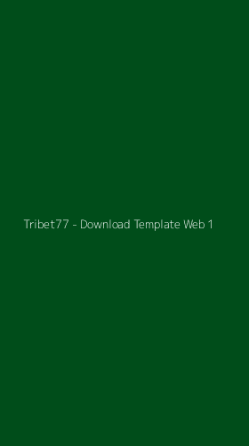Tampilan Antarmuka Aplikasi Tribet77 - Download Template Web - 1
