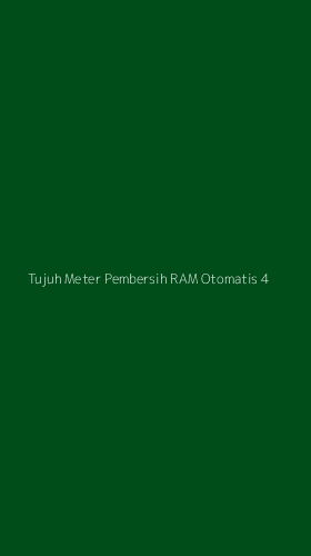 Tampilan Antarmuka Aplikasi Tujuh Meter Pembersih Ram Otomatis - 4
