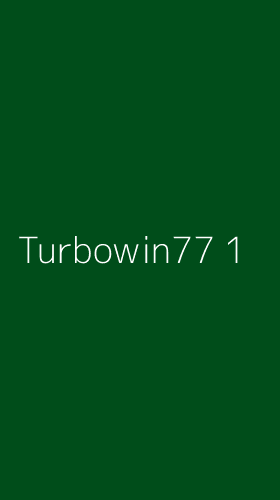 Tampilan Antarmuka Aplikasi Turbowin77 - 1