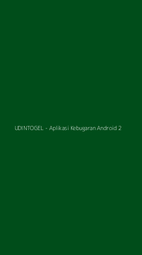Tampilan Antarmuka Aplikasi UDINTOGEL - Aplikasi Kebugaran Android - 2