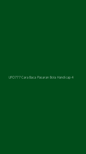 Tampilan Antarmuka Aplikasi Ufo777 Cara Baca Pasaran Bola Handicap - 4