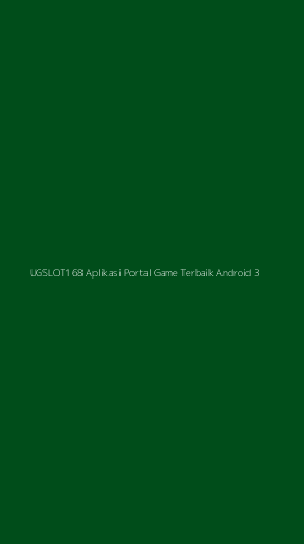 Tampilan Antarmuka Aplikasi Ugslot168 Aplikasi Portal Game Terbaik Android - 3