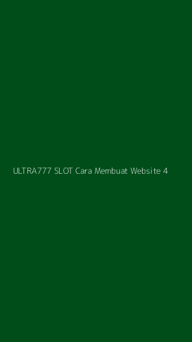Tampilan Antarmuka Aplikasi Ultra777 Slot Cara Membuat Website - 4