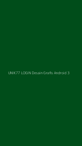 Tampilan Antarmuka Aplikasi Unik77 Login Desain Grafis Android - 3