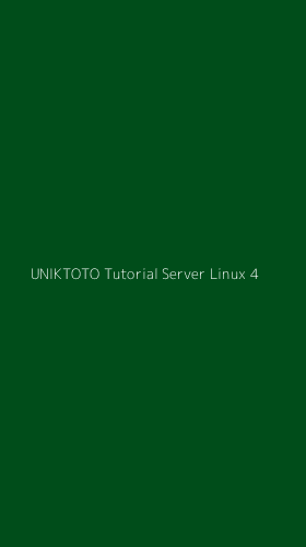 Tampilan Antarmuka Aplikasi Uniktoto Tutorial Server Linux - 4