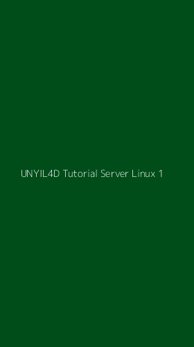 Tampilan Antarmuka Aplikasi Unyil4d Tutorial Server Linux - 1