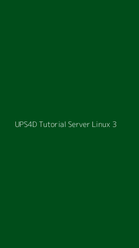 Tampilan Antarmuka Aplikasi Ups4d Tutorial Server Linux - 3