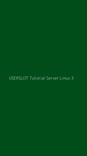 Tampilan Antarmuka Aplikasi Userslot Tutorial Server Linux - 3