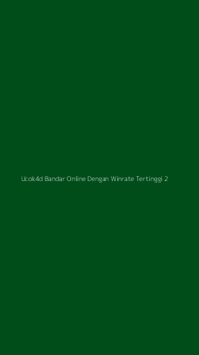 Tampilan Antarmuka Aplikasi Ucok4d Bandar Online Dengan Winrate Tertinggi - 2