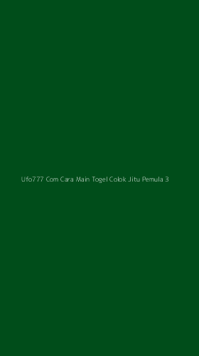 Tampilan Antarmuka Aplikasi Ufo777 Com Cara Main Togel Colok Jitu Pemula - 3