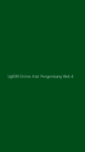 Tampilan Antarmuka Aplikasi Ug899 Online Alat Pengembang Web - 4