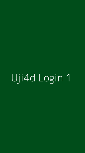 Tampilan Antarmuka Aplikasi Uji4d Login - 1
