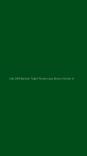 Tampilan Antarmuka Aplikasi Ular288 Bandar Togel Terpercaya Bonus Harian - 4