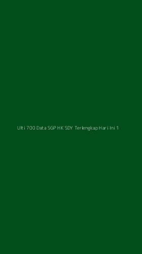 Tampilan Antarmuka Aplikasi Ulti 700 Data Sgp Hk Sdy Terlengkap Hari Ini - 1