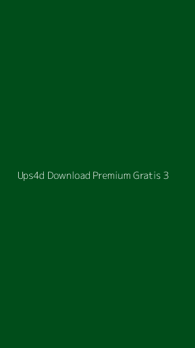 Tampilan Antarmuka Aplikasi Ups4d Download Premium Gratis - 3