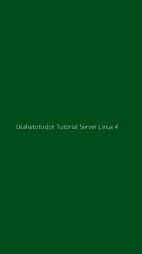 Tampilan Antarmuka Aplikasi Usahatotoslot Tutorial Server Linux - 4