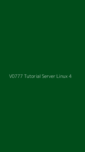 Tampilan Antarmuka Aplikasi V0777 Tutorial Server Linux - 4
