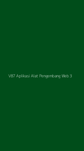 Tampilan Antarmuka Aplikasi V87 Aplikasi Alat Pengembang Web - 3