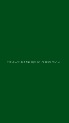 Tampilan Antarmuka Aplikasi Varioslot138 Situs Togel Online Resmi Wla - 3