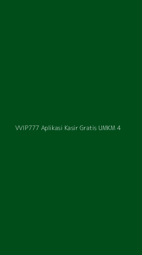 Tampilan Antarmuka Aplikasi Vvip777 Aplikasi Kasir Gratis Umkm - 4