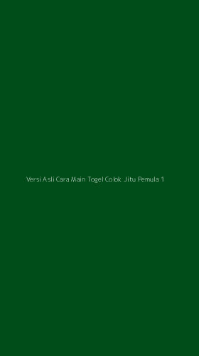 Tampilan Antarmuka Aplikasi Versi Asli Cara Main Togel Colok Jitu Pemula - 1