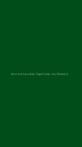 Tampilan Antarmuka Aplikasi Versi Asli Cara Main Togel Colok Jitu Pemula - 4