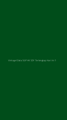 Tampilan Antarmuka Aplikasi Vintogel Data Sgp Hk Sdy Terlengkap Hari Ini - 1