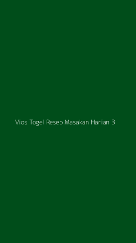 Tampilan Antarmuka Aplikasi Vios Togel Resep Masakan Harian - 3