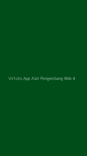 Tampilan Antarmuka Aplikasi Virtoto App Alat Pengembang Web - 4