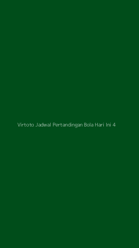 Tampilan Antarmuka Aplikasi Virtoto Jadwal Pertandingan Bola Hari Ini - 4